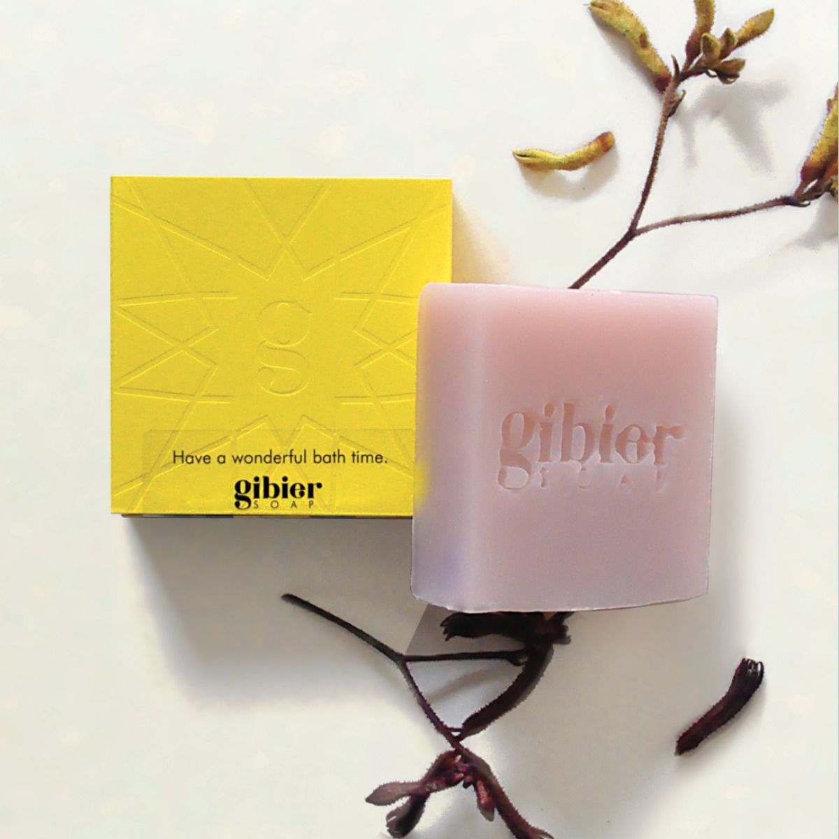 イノシシ脂の石鹸　gibier soap 【Adelia】 イランイランの香